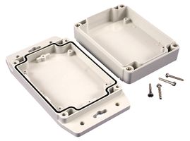 1555HF17GY - Plastic Enclosure, Watertight, Industrial, ABS, 37 mm, 120 mm, 180 mm, IP67 - HAMMOND