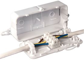 DEBOX - Junction Box, 4, 24 A, IP20, Hylec IP20 Debox - HYLEC