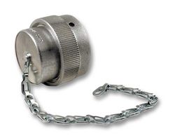 HDC36-24 - Dust Cap / Cover, Protection Dust Cap with Mounting Chain, HD30 Series Size 24 Receptacle - DEUTSCH - TE CONNECTIVITY