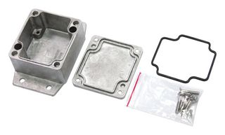 MC001224 - Metal Enclosure, Die Cast, With EPDM Continuous Seal, Small, Diecast Aluminium, 55 mm, 121 mm - MULTICOMP PRO