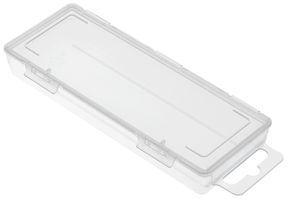 C2A - STORAGE BOX, 1 COMPARTMENT, TRANSPARENT - MULTICOMP PRO