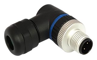 PXPPAM12RAM03ASTPG9 - Sensor Connector, Buccaneer M12 Series, M12, Male, 3 Positions, Screw Pin - BULGIN LIMITED