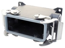 C7IE16 - Heavy Duty Connector, Base, Bulkhead Mount, Metal Body, 2 Lever, ILME Connector Inserts, E-Xtreme - ILME