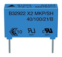 B81141C1103M000 - Safety Capacitor, Metallized PET, Radial Box - 2 Pin, 10000 pF, ± 20%, X1, Through Hole - EPCOS