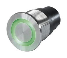 3-101-412 - Vandal Resistant Switch, CPS, 16.1 mm, SPST-NO, Momentary, Flush, Natural - SCHURTER