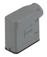 19200101540 - Heavy Duty Connector, M20, Hood, Side Entry, Aluminium Body, 1 Lever, 10A - HARTING