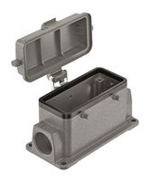 19300161226 - Heavy Duty Connector, M25, Base, Panel Mount, Aluminium Body, 2 Lever, 16B - HARTING