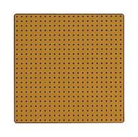 169P44 - PCB, Punchboard, No Clad, Epoxy Glass Composite, 1.57mm, 431.8mm x 114.3mm - VECTOR ELECTRONICS