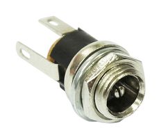 MC002825 - DC Power Connector, Jack, 500 mA, 2.1 mm, Panel Mount, Solder - MULTICOMP PRO