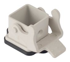 93601-0615 - Heavy Duty Connector, Base, Bulkhead Mount, Nylon (Polyamide) Body, 1 Lever, 3A - MOLEX