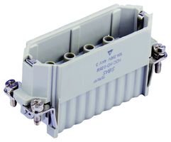 T2020252101-000 - Heavy Duty Connector, HD, Insert, 25+PE Contacts, 16A, Plug, Crimp Pin - Contacts Not Supplied - TE CONNECTIVITY