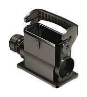 19431160251 - Heavy Duty Connector, IP66, With Gland, Nylon (Polyamide), Fibreglass Reinforced, 1 Lever, 16B - HARTING