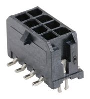 43045-0815 - Pin Header, Power, 3 mm, 2 Rows, 8 Contacts, Surface Mount Straight, Micro-Fit 3.0 43045 - MOLEX