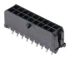43045-1828 - Pin Header, Power, 3 mm, 2 Rows, 18 Contacts, Through Hole Straight, Micro-Fit 3.0 43045 - MOLEX