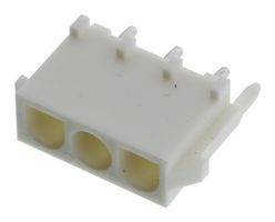 43255-0067 - Pin Header, Board-to-Board, 6.35 mm, 1 Rows, 3 Contacts, Through Hole Straight, MLX 43255 - MOLEX