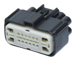 34985-1601 - Automotive Connector Housing, MX150 34985, Receptacle, 16 Ways - MOLEX