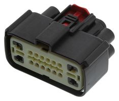 34985-1606 - Automotive Connector Housing, MX150 34985, Receptacle, 16 Ways - MOLEX