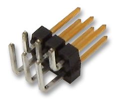 90122-0763 - Pin Header, Signal, 2.54 mm, 2 Rows, 6 Contacts, Through Hole Right Angle, C-Grid III 90122 - MOLEX