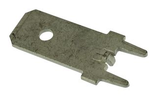 19705-4003 - PCB Terminal, 6.35mm x 0.81mm, 0.25" x 0.032", Brass, 1.7 mm, Tin, 19705 - MOLEX