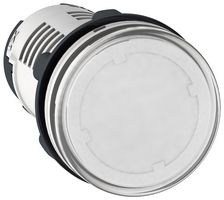 XB7EV07GP - LED Panel Mount Indicator, Transparent, 120 VAC, 22 mm, 21 mA, IP20, IP65 - SCHNEIDER ELECTRIC
