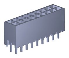 206832-1801 - Pin Header, Power, 3 mm, 2 Rows, 18 Contacts, Through Hole Straight, Micro-Fit+ 206832 - MOLEX