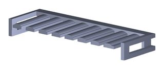 206462-0800 - Connector Accessory, Terminal Position Assurance Retainer - MOLEX