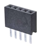 M50-3030542 - PCB Receptacle, Board-to-Board, 1.27 mm, 1 Rows, 5 Contacts, Through Hole Mount, Archer M50-303 - HARWIN