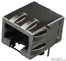 43202-4101 - Modular Connector, Modular Jack, 1 x 1 (Port), 4P4C, Cat3, Through Hole Mount - MOLEX