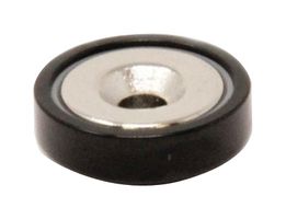 E1102/NEO/BLK/F - POT MAGNET, 25MM X 7.7MM, NEODYMIUM, BLK - ECLIPSE MAGNETICS