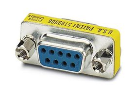 VS-09-GC-BU/BU - D Sub Connector Adapter, Standard D Sub, Receptacle, 9 Ways, Standard D Sub, Receptacle, 9 Ways - PHOENIX CONTACT
