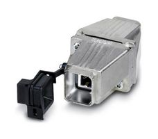 VS-PPC-J-1-RJ45-MNBK - In-Line Adapter, w/ Dust Cap, Cat5e, RJ45, RJ45, Adaptor, In-Line, Jack, 8 Ways - PHOENIX CONTACT