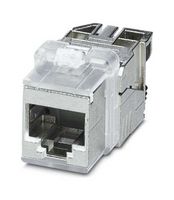 CUC-K-J1ZNI-S/R4IDC8 - Modular Connector, RJ45 Jack, 1 x 1 (Port), 8P8C, Cat6a, IP20, Cable Mount - PHOENIX CONTACT