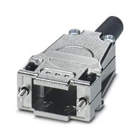 CUC-DST-GZNI-S/DSSC9 - D Sub Backshell, CUC, DE, 180°, Zinc Body - PHOENIX CONTACT