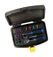 T4658 - COLOURED SURE DRIVE SOCKET SET, 17PC - CK TOOLS