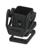 HC-STA-D07-BWS-PL-BK - Heavy Duty Connector, Base, Panel Mount, Nylon (Polyamide) Body, 1 Lever, D7 - PHOENIX CONTACT