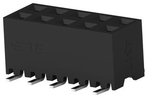 1-2314846-0 - PCB Receptacle, Board-to-Board, 2 mm, 2 Rows, 10 Contacts, Surface Mount, AMPMODU 2mm - TE CONNECTIVITY
