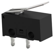 SAJ13XXBL0N88SNOPTQ - Microswitch, Ultra Subminiature, Bend Lever, SPST-NO, PC Pin, 3 A - ALCOSWITCH - TE CONNECTIVITY