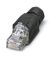 VS-08-RJ45-5-Q/IP20-EC - Modular Connector, RJ45 Plug, 1 x 1 (Port), 8P8C, Cat5e, IP20, Cable Mount - PHOENIX CONTACT