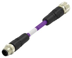 TAB62546501-002 - Sensor Cable, 2P, PROFIBUS, 1 m, 3.28 ft - TE CONNECTIVITY