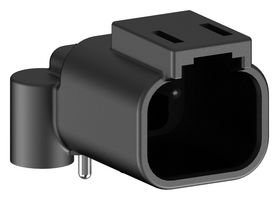 ATF13-2P-BM13 - Automotive Connector, Board Lock AT Series, Right Angle Receptacle, 2 Contacts, PCB Pin - AMPHENOL SINE/TUCHEL