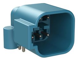 ATF13-6P2-BM33BLU - Automotive Connector, Board Lock AT Series, Right Angle Receptacle, 6 Contacts, PCB Pin - AMPHENOL SINE/TUCHEL