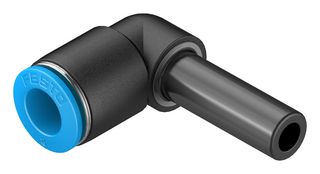 QSL-8H - Pneumatic Fitting, Push-In L-Fitting, 14 bar, 8 mm, PBT (Polybutylene Terephthalate), QSL - FESTO