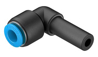 QSL-10H-8 - Pneumatic Fitting, Push-In L-Fitting, 14 bar, 10 mm, PBT (Polybutylene Terephthalate), QSL - FESTO