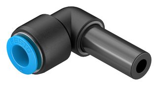 QSL-12H-10 - Pneumatic Fitting, Push-In L-Fitting, 14 bar, 12 mm, PBT (Polybutylene Terephthalate), QSL - FESTO