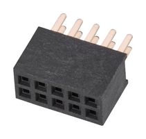 62201021821 - PCB Receptacle, Board-to-Board, 1.27 mm, 2 Rows, 10 Contacts, Through Hole Mount, WR-PHD - WURTH ELEKTRONIK