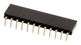 613003143121 - PCB Receptacle, Board-to-Board, 2.54 mm, 1 Rows, 3 Contacts, Through Hole Mount Right Angle - WURTH ELEKTRONIK