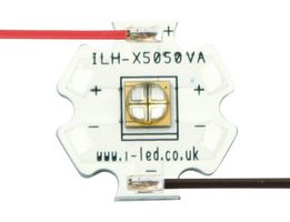 ILH-XQ01-S380-SC211-WIR200. - UV Emitter Module, 4 Chip, 380 to 390 nm, 135˚ (±67.5°), 3.85 W, 200 mm Red & Black, Star PCB - INTELLIGENT LED SOLUTIONS