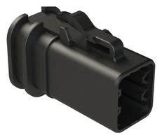 ATP06-6S-OMBLK - Automotive Connector Housing, ATP, Plug, 6 Ways - AMPHENOL SINE/TUCHEL