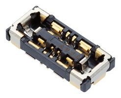 211175-0080 - Mezzanine Connector, Receptacle, 2 Rows, 8 Contacts, Surface Mount, Copper Alloy - MOLEX
