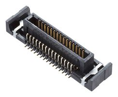 204928-0301 - Mezzanine Connector, Header, 0.4 mm, 2 Rows, 30 Contacts, Surface Mount, Copper Alloy - MOLEX
